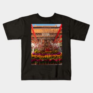 Po Lin Monastery, Lantau Island, Hong Kong Kids T-Shirt